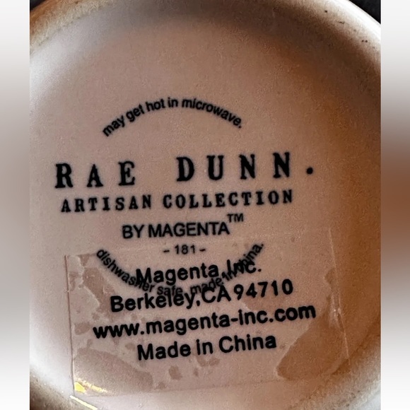 New RAE DUNN Artisan Collection "JAM" Cellar Jar Wood Lid & Spoon By Mag… - Picture 7 of 8